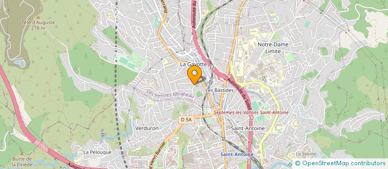 localisation de l'entreprise J'ECRIS TON NOM à LES PENNES-MIRABEAU
