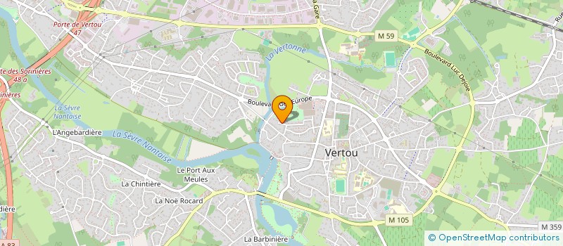 localisation de l'entreprise J'ELEC à VERTOU