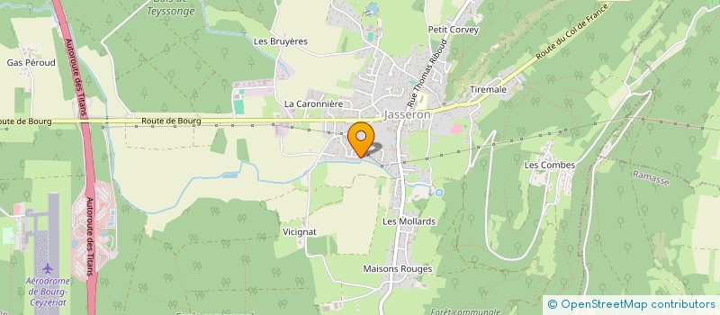 localisation de l'entreprise J-ELEC  JASSERON