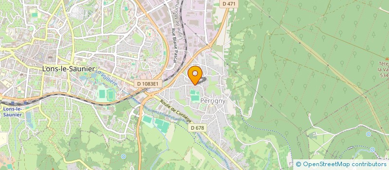 localisation de l'entreprise J'EM  PERRIGNY