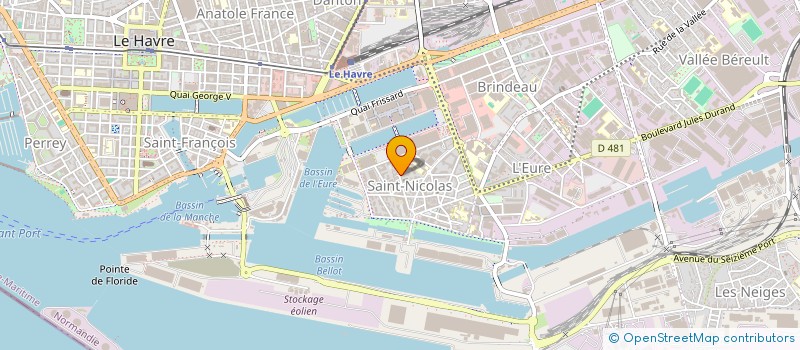 localisation de l'entreprise J'EM CONCEPT STORE à LE HAVRE