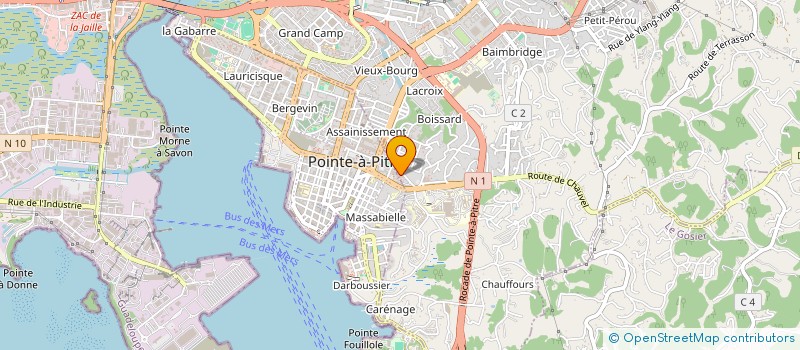 localisation de l'entreprise J.EMERAUDE  LES ABYMES