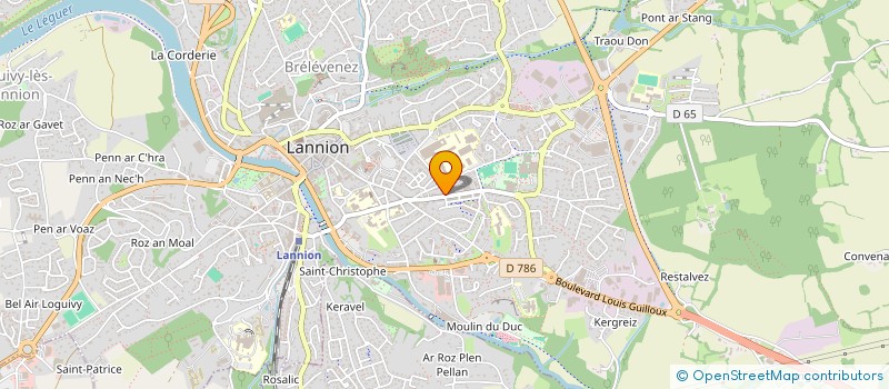 localisation de l'entreprise J'ENTENDS CHANTER L'ECO !  LANNION