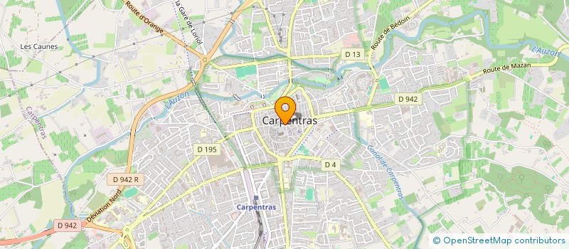 localisation de l'entreprise J. ESTIENNE VETEMENTS  CARPENTRAS