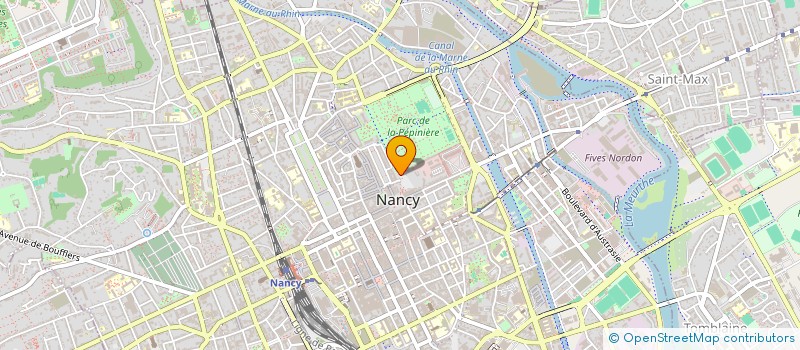 localisation de l'entreprise J ET B  NANCY