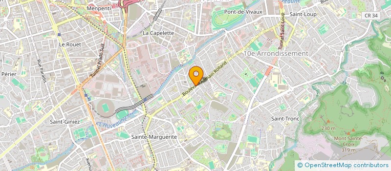 localisation de l'entreprise J ET E COIFFURE à MARSEILLE