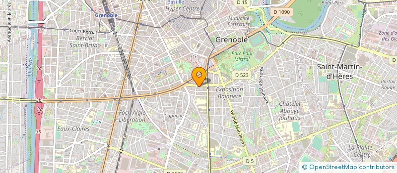 localisation de l'entreprise J ET G à GRENOBLE