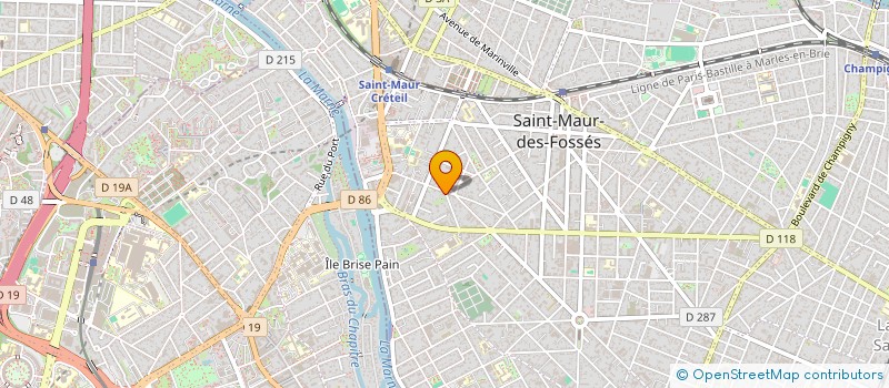 localisation de l'entreprise J ET G à SAINT-MAUR-DES-FOSSES