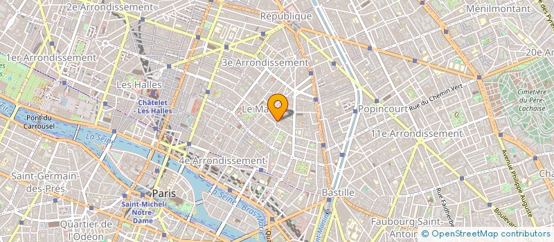 localisation de l'entreprise J ET H CONSEIL  PARIS