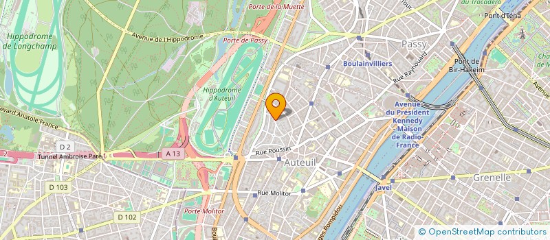 localisation de l'entreprise J ET J  PARIS