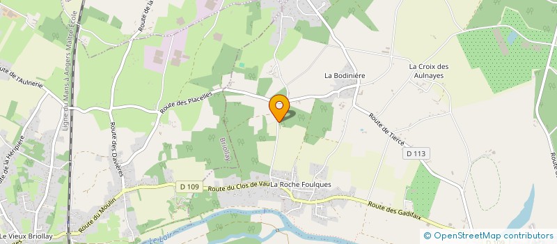 localisation de l'entreprise J ET J IMMOBILIER  RIVES-DU-LOIR-EN-ANJOU