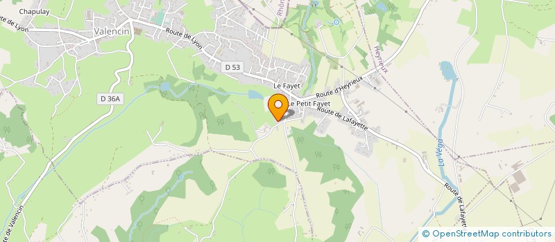 localisation de l'entreprise J ET N CONCEPT  HEYRIEUX