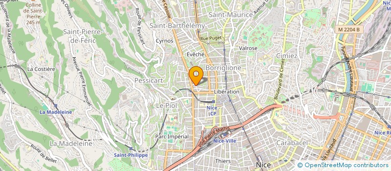localisation de l'entreprise J EXISTE à NICE