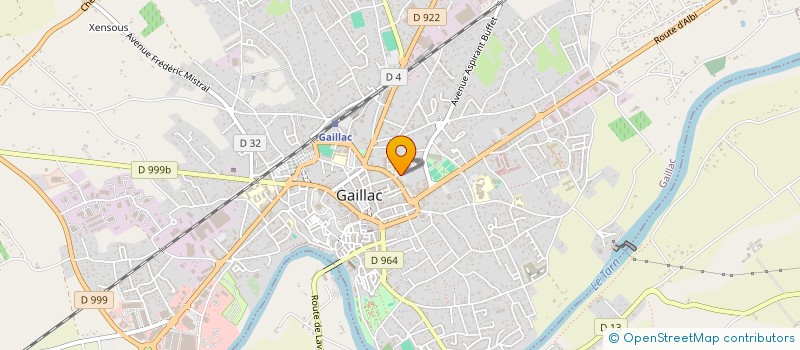 localisation de l'entreprise J.F. à GAILLAC