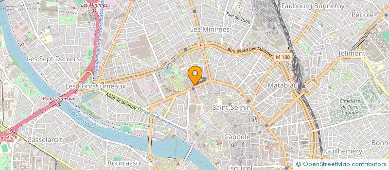 localisation de l'entreprise J.F. à TOULOUSE