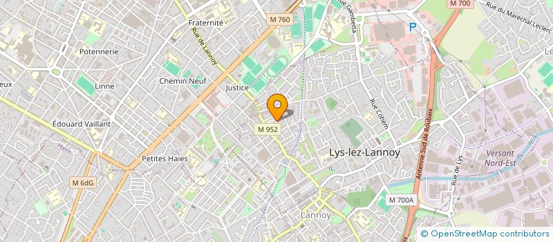 localisation de l'entreprise J.F.  LYS-LEZ-LANNOY