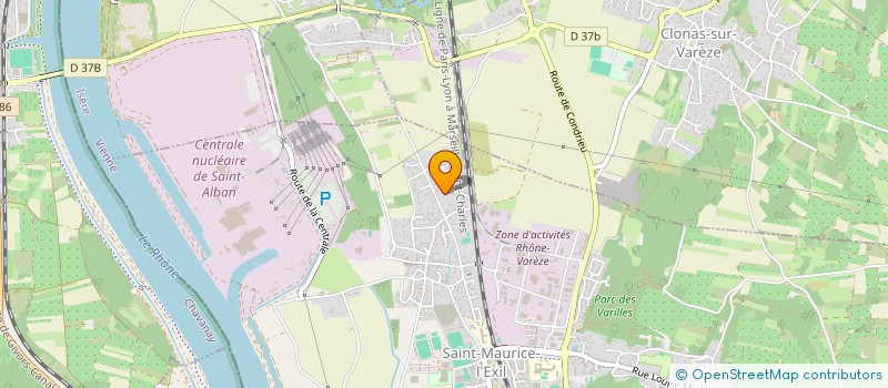 localisation de l'entreprise J.F.A IMMOBILIER  SAINT-MAURICE-L'EXIL