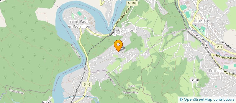 localisation de l'entreprise J.F.A PATRIMOINE  SAINT-PAUL-EN-CORNILLON