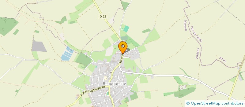 localisation de l'entreprise J F AFFUTAGE à BEAUQUESNE