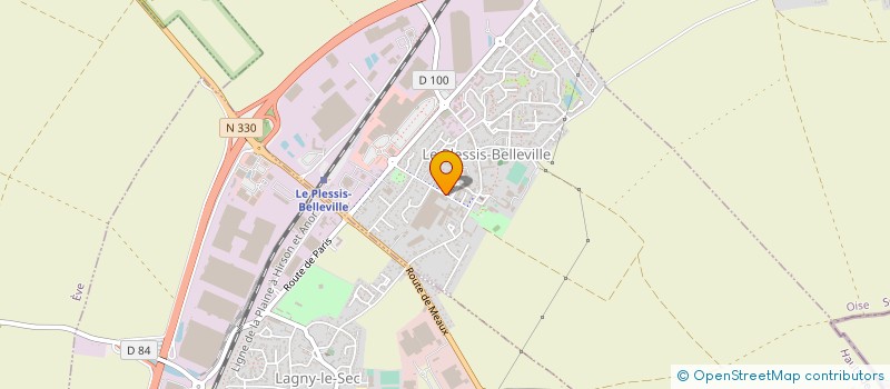 localisation de l'entreprise J.F. ANIM'  LE PLESSIS-BELLEVILLE