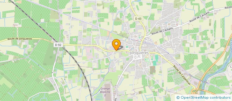 localisation de l'entreprise J F AUTO à JONQUIERES