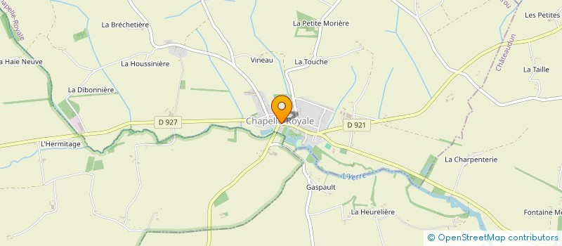 localisation de l'entreprise J.F.B. à CHAPELLE-ROYALE