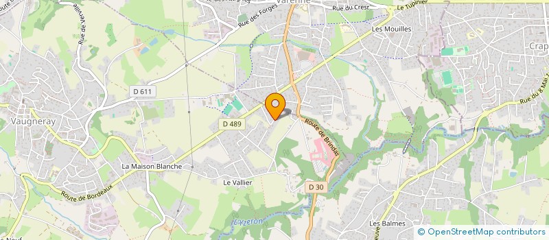 localisation de l'entreprise J.F.B.O. à VAUGNERAY