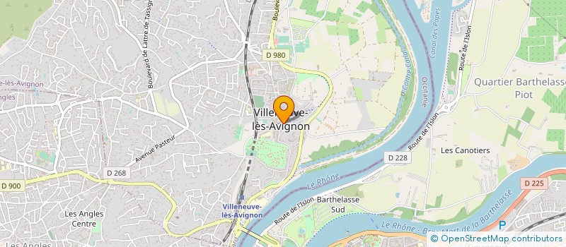 localisation de l'entreprise J F B VLA  VILLENEUVE-LES-AVIGNON