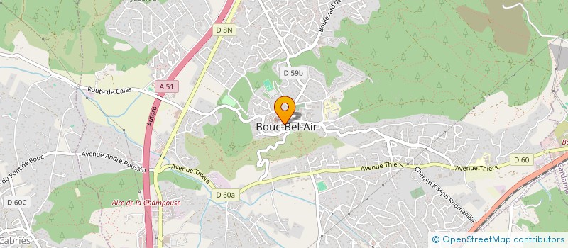 localisation de l'entreprise J.F.C à BOUC-BEL-AIR