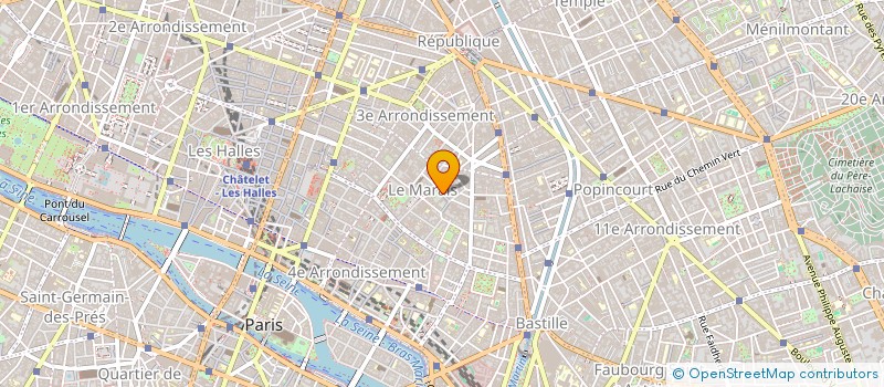 localisation de l'entreprise J F C  PARIS