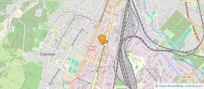 localisation de l'entreprise J.F.C.A.  CHENOVE