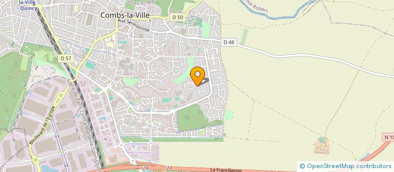 localisation de l'entreprise J.F.C.B.  COMBS-LA-VILLE