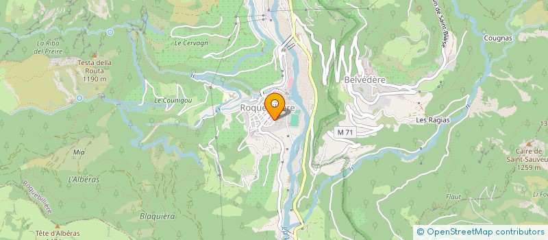 localisation de l'entreprise J.F.C. PROTECTION-SECURITE  ROQUEBILLIERE