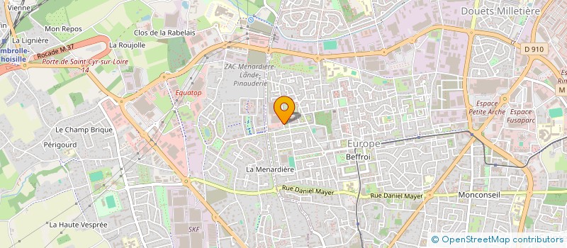 localisation de l'entreprise J.F.C. SERVICES  TOURS