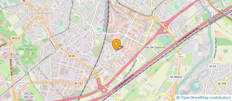 localisation de l'entreprise J.F. CORTINA à MONTPELLIER