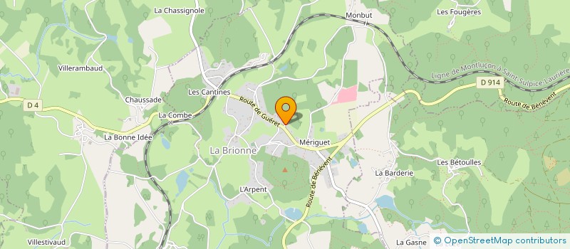 localisation de l'entreprise J&F COUVERTURE à LA BRIONNE