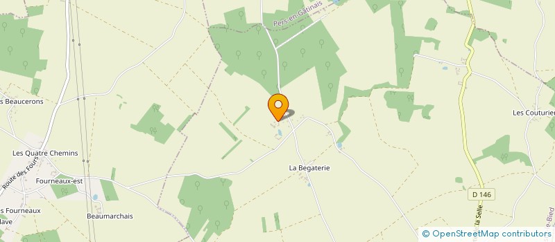 localisation de l'entreprise J.F. COUVERTURE à LA SELLE-SUR-LE-BIED