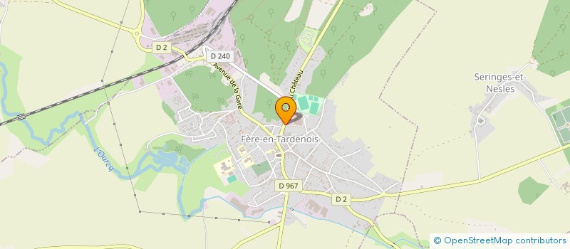 localisation de l'entreprise J.F.D.R.  ARCY-SAINTE-RESTITUE