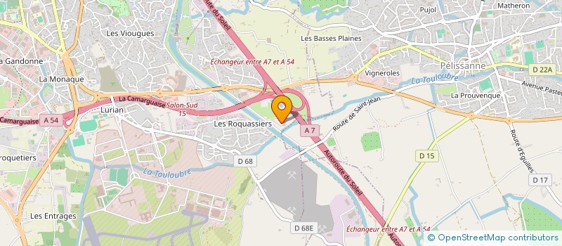localisation de l'entreprise J.F ELEC à SALON-DE-PROVENCE