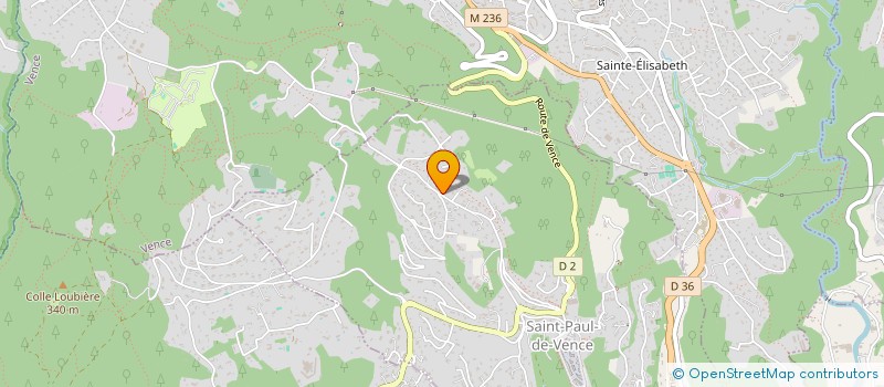 localisation de l'entreprise J.F.F INVESTISSEMENT à SAINT-PAUL-DE-VENCE