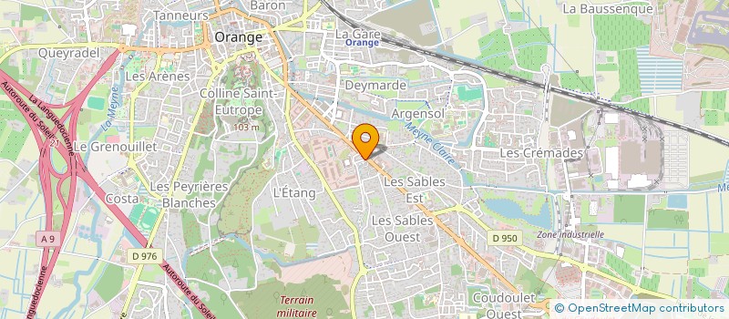 localisation de l'entreprise J.F.H à ORANGE