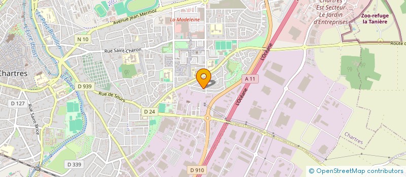 localisation de l'entreprise J.F. HEURTAULT ET FILS à CHARTRES