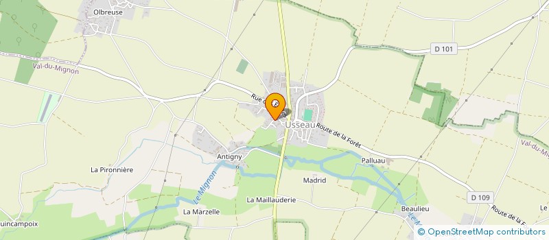 localisation de l'entreprise J&F HOMES  VAL-DU-MIGNON