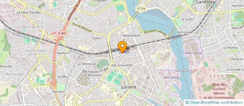 localisation de l'entreprise J&F INVEST  LORIENT