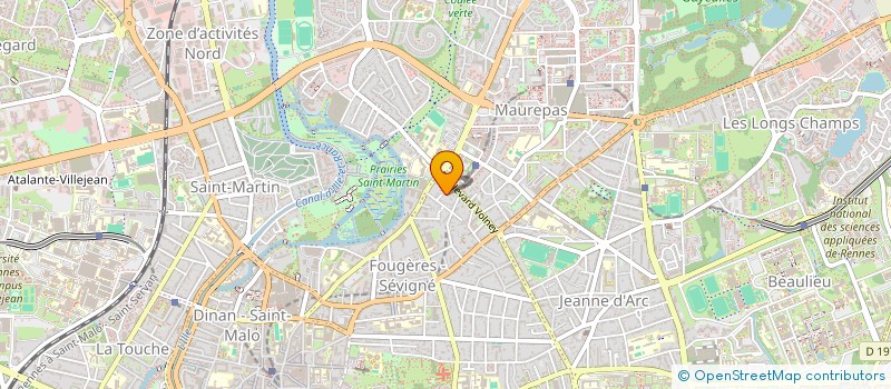 localisation de l'entreprise J.F.L.  RENNES