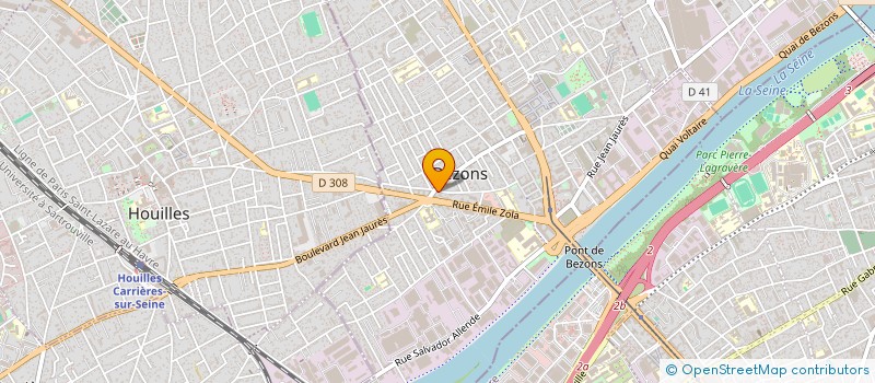 localisation de l'entreprise J.F.L RENOV  BEZONS