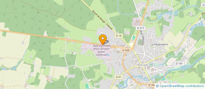 localisation de l'entreprise J.F.L TAXI à BAUGE-EN-ANJOU