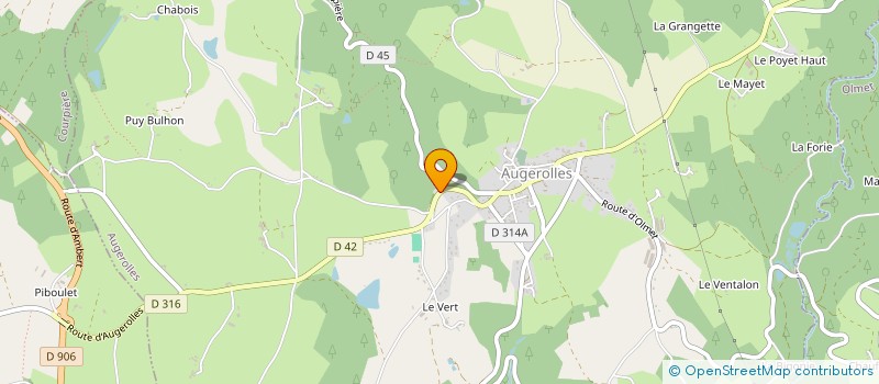 localisation de l'entreprise J-F-M-  AUGEROLLES