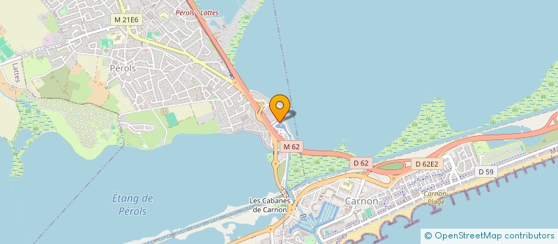 localisation de l'entreprise J.F.M. PLOMBERIE  PEROLS