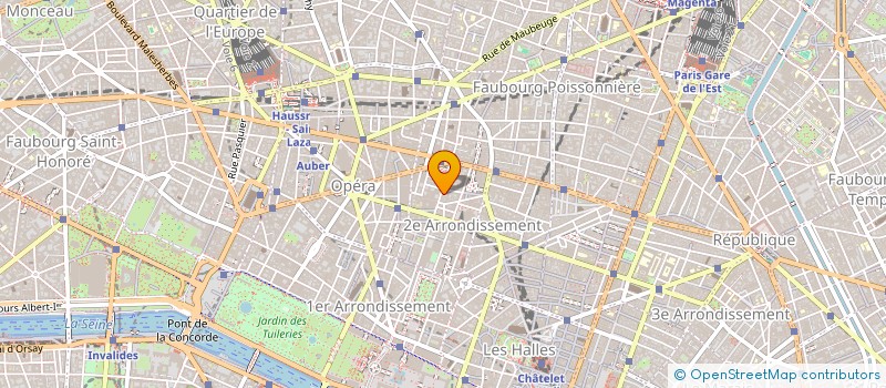 localisation de l'entreprise J.F.P à PARIS